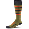 Summit Sock - Men's - Utility Green / Orange - Men's Snowboard & Ski Socks | Dakine