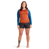 HD Snug Fit Long Sleeve Rashguard Crew - Women's - Harvesta Orange - Women's Long Sleeve Rashguard | Dakine