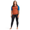 Rashguard à manches courtes HD Snug Fit - Femme - Harvesta Orange - Women's Short Sleeve Rashguard | Dakine
