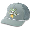 Hibiscus Trop Trucker Hat - Lead - Men's Adjustable Trucker Hat | Dakine