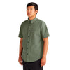 Leeward Button Down Short Sleeve Shirt - Men's - Peat Green - Men's Short Sleeve Shirt | Dakine