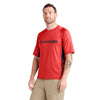 Thrillium Short Sleeve Bike Jersey - Safety Red - Men's Short Sleeve Bike Jersey | Dakine